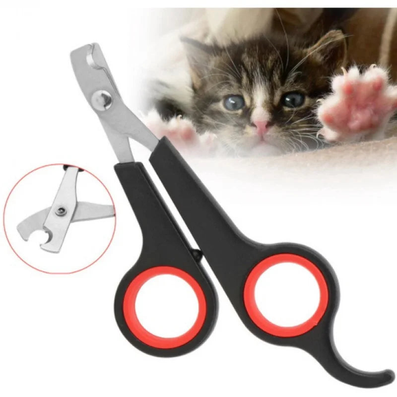 Tesoura de unhas inox para cães/gatos/coelho/animais de estimação 12,5x6cm