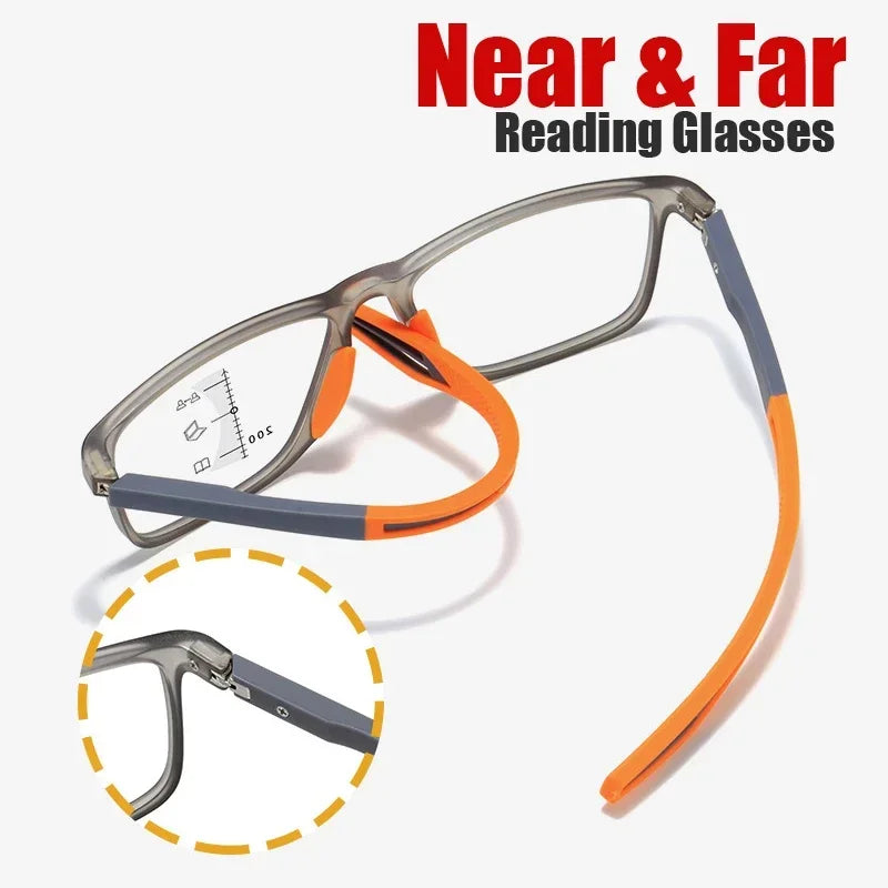 Óculos de Leitura TR90, Masculino, Anti-luz azul - Várias Cores de Armação.