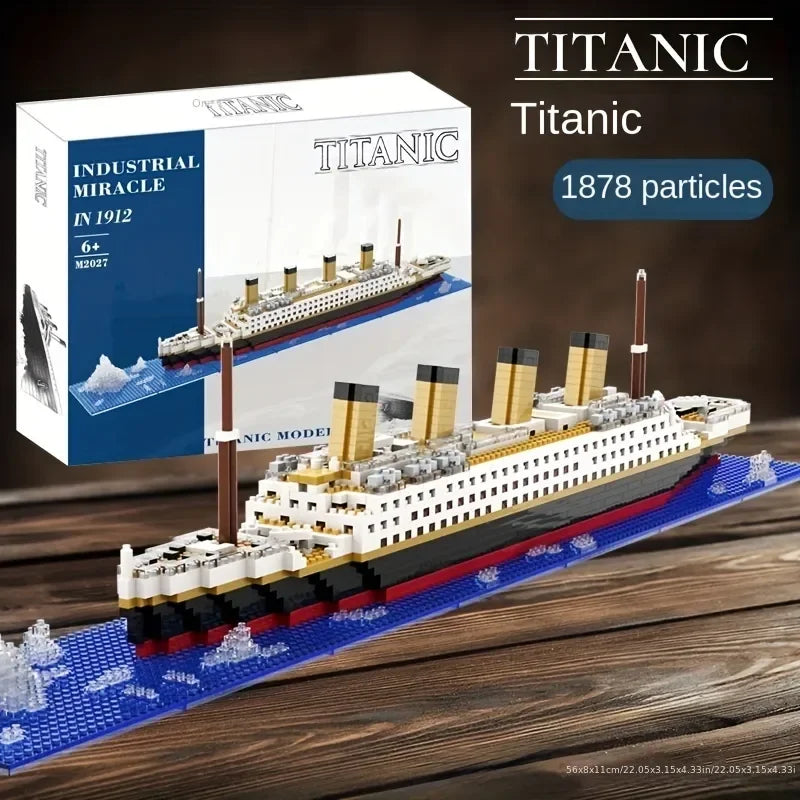 Titanic - Blocos de construção 21x16x4,5cm